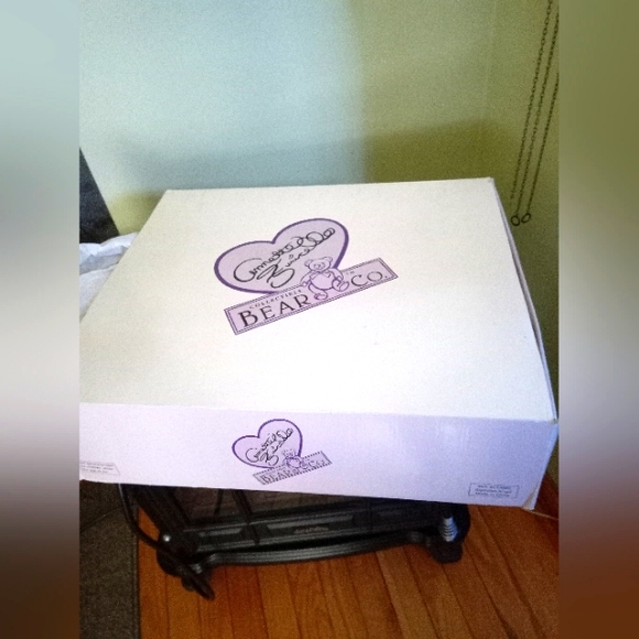 NWT: ANNETTE FUNICELLO - Guardian Angel Vintage Bear with Stand & Certificate - Picture 6 of 7